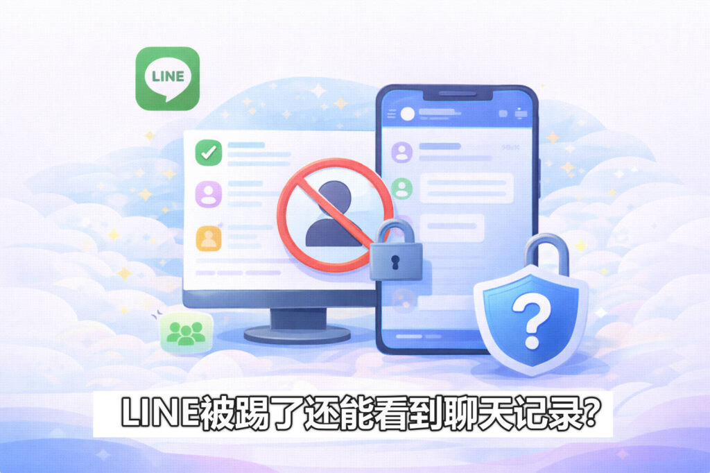 LINE 群组被踢了还能看聊天记录吗