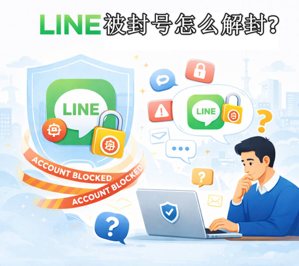 LINE 被封号怎么解封