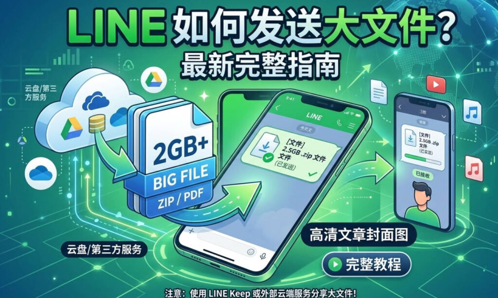 LINE如何发送大文件