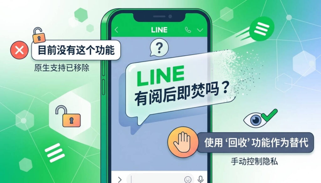 LINE 是否支持阅后即焚