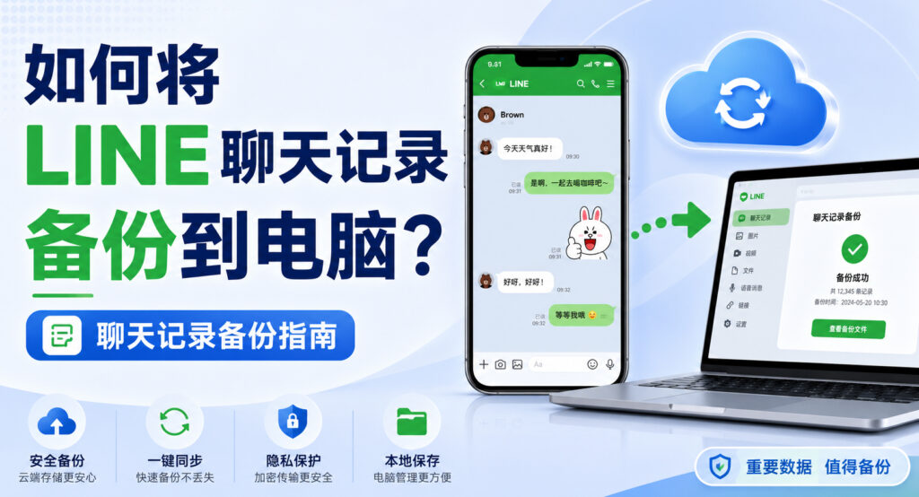 如何将LINE聊天记录备份到电脑