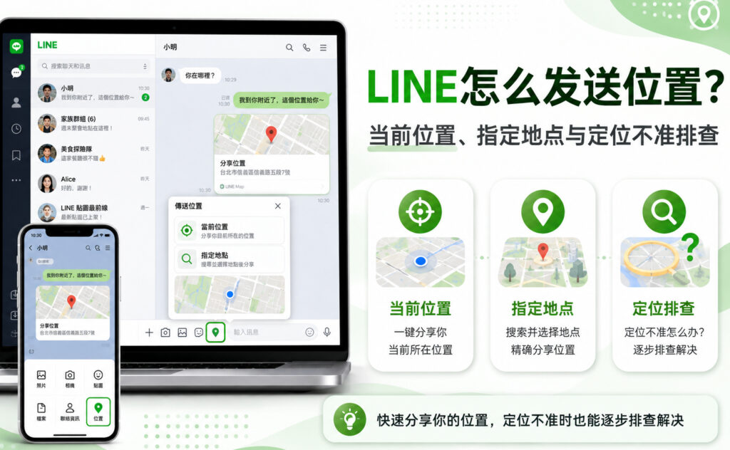 LINE怎么发送位置