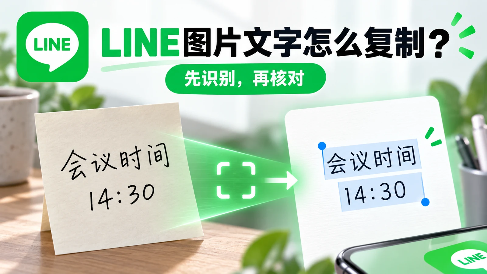 LINE图片里的文字怎么复制主题封面